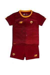AS Roma Babytruitje Thuis tenue Kind 2022-23 Korte Mouw (+ Korte broeken)